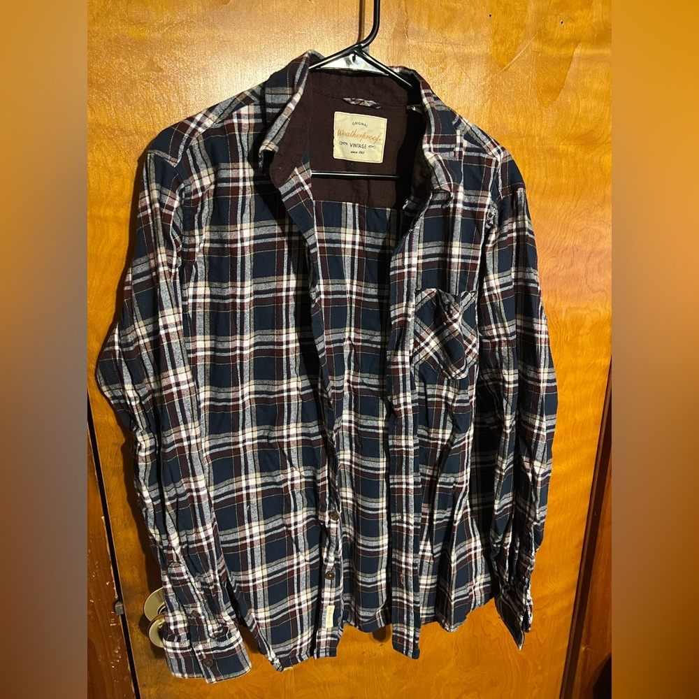 Original Vintage Weatherproof Flannel SIZE LARGE